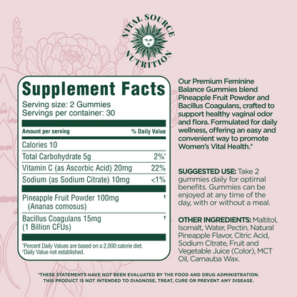 Feminine Balance Gummies